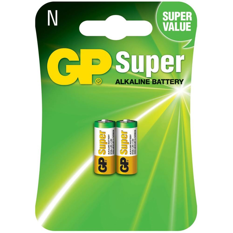 Baterie GP Super Alkaline LR1 1.5V, blistr 2ks