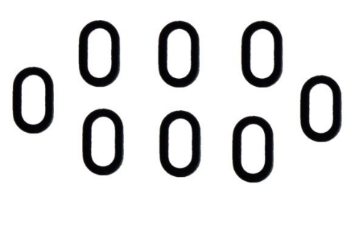 Obrázek Extra Carp Oval Rig Rings 4.5mm (20ks)