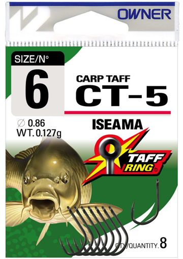 Picture of Owner CT-5 Carp Taff Iseama, vel.4 (10ks)