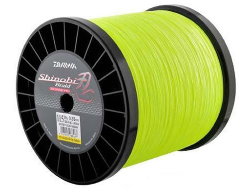 Obrázek Daiwa Shinobi Braid sv.žlutá, 0,35mm 34,7kg 1m