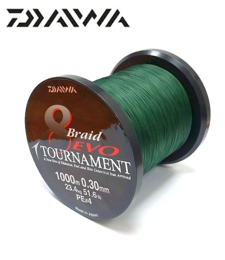 Obrázek z Daiwa Tournament 8 Braid EVO Tm.zelená, 0.45mm 1m