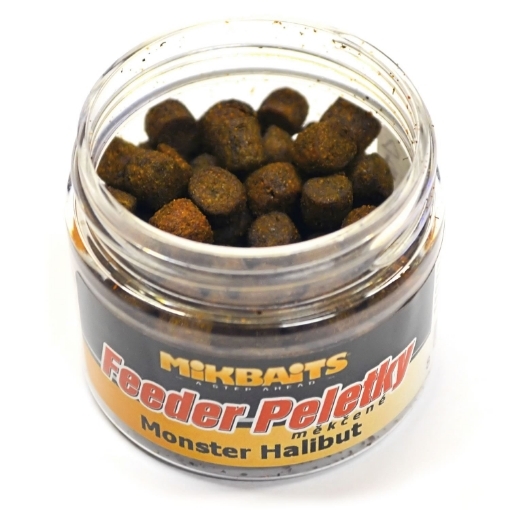 Obrazek Mikbaits Feeder peletky měkčené, Monster Halibut