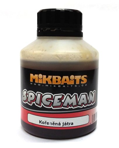 Obrázek Mikbaits Spiceman Booster 250ml, Kořeněná játra