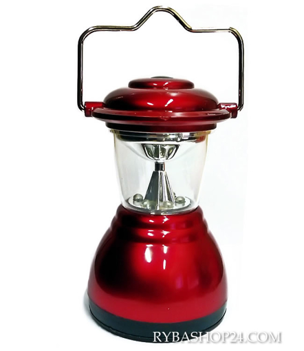 Image sur Lampa camping mini 6 LED červená