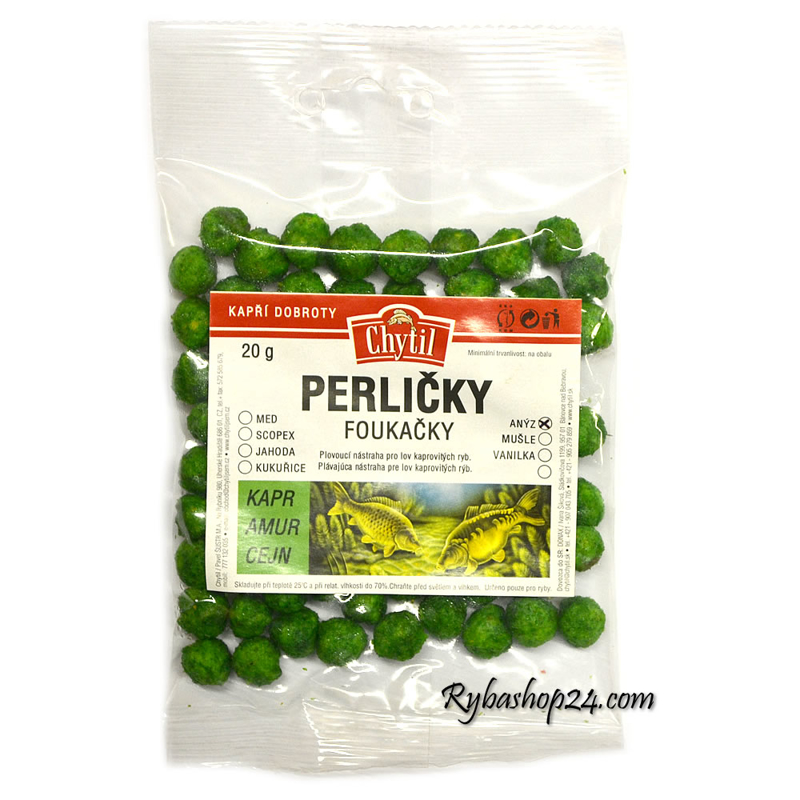 Perličky foukačky 8mm 20g, Anýz