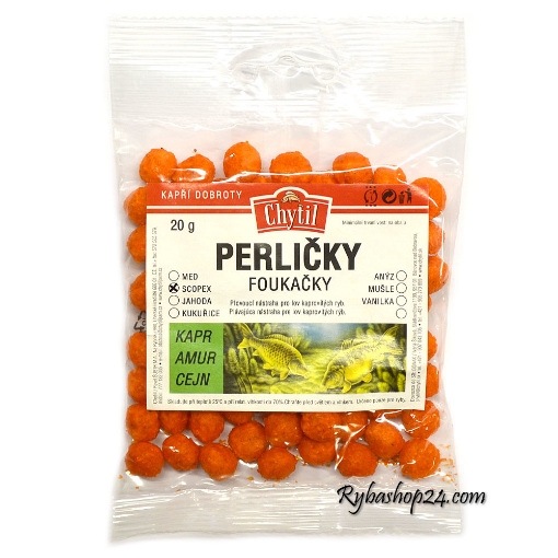 Obrázek Perličky foukačky 8mm 20g, Scopex