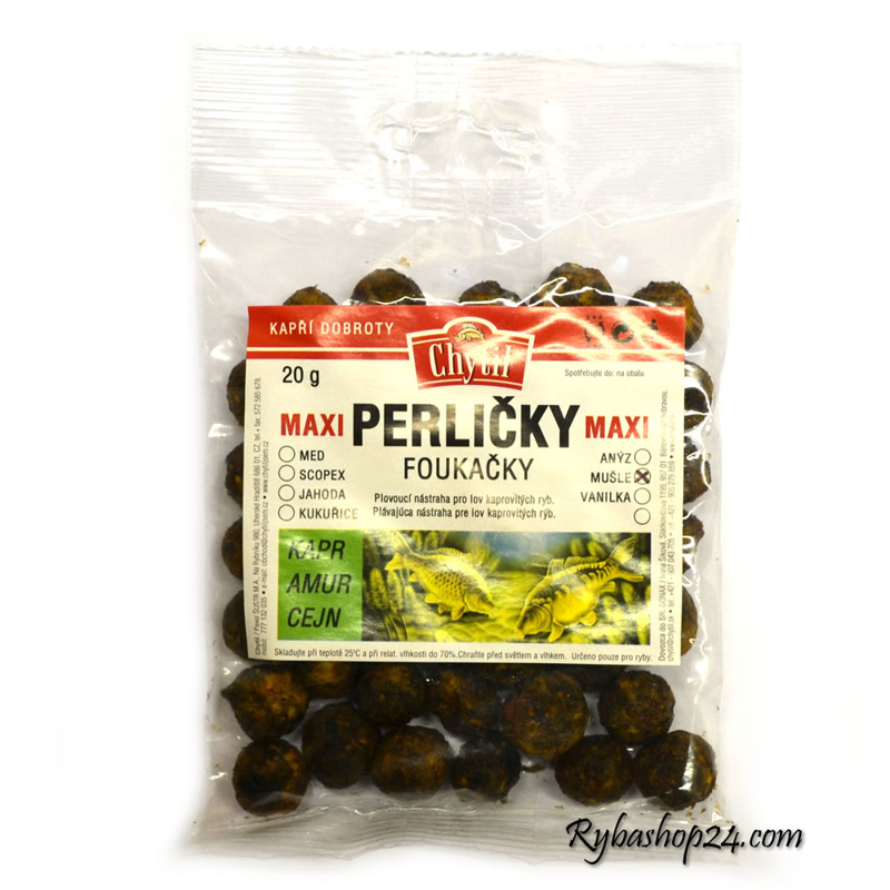 Perličky foukačky MAXI 20g, Mušle