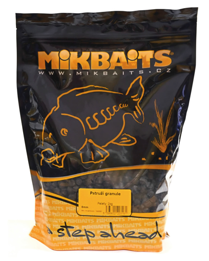 Obrázek Mikbaits Pstruží granule 8mm, 1kg