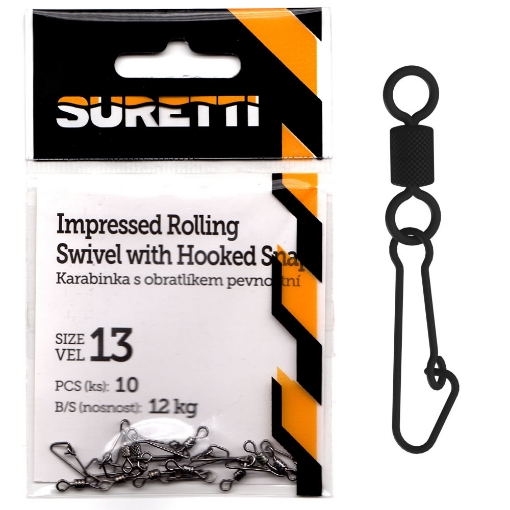 Obrázek Pevnostní obratlík s karabinkou Suretti, #6 35kg