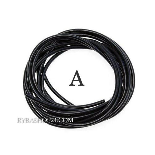 Hadička PVC černá, 1,0mm (2m)
