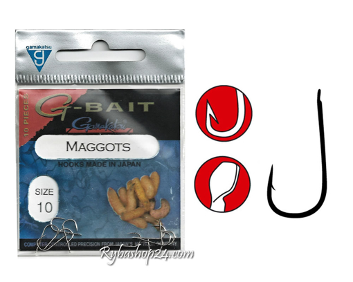 Picture of Gamakatsu G-Bait Maggots, vel.14