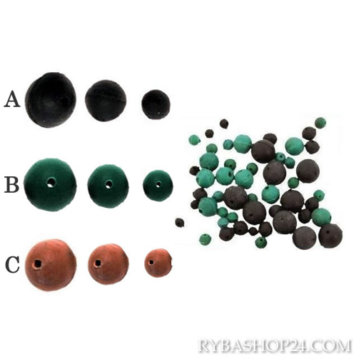 Picture of Gumová kulička, 6mm černá