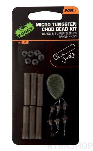 Obrázek z FOX Edges Micro Tungsten Chod Bead Kit (6ks)
