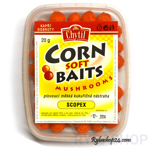 Picture of Corn Soft Baits mushrooms 20g, Scopex