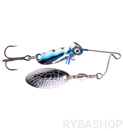 Obrázek SPRO Larva Micro Spinnerbait 4cm, Chrome Blue