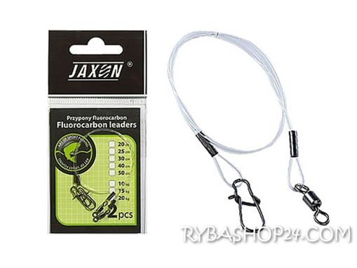 Obrázek Lanko Jaxon Fluorocarbon Jerk, 25cm/10kg (2ks)