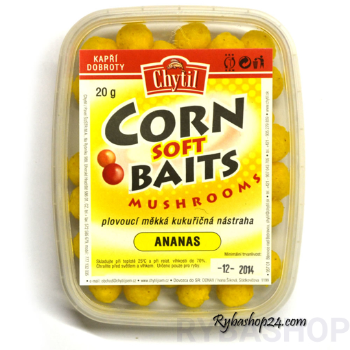 Bild von Corn Soft Baits mushrooms 20g, Česnek