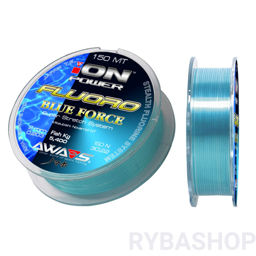 Picture of AWA-S Ion Power Fluoro Blue Force 150m 0.286mm