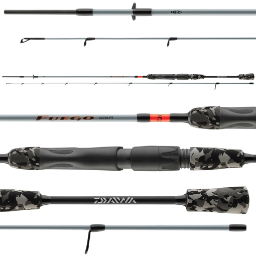 Daiwa Fuego Camo Spoon Trout 1.95m 1.5-5g