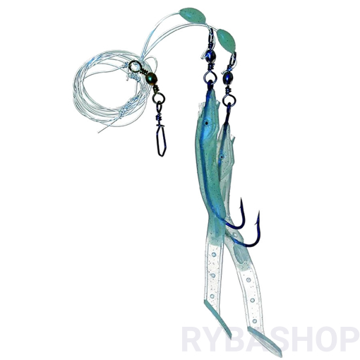 Eel Rig B # 8/0 Fluo