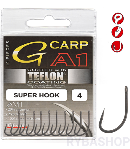 G-Carp Super Hook (10 Pack) - Gamakatsu USA Fishing Hooks