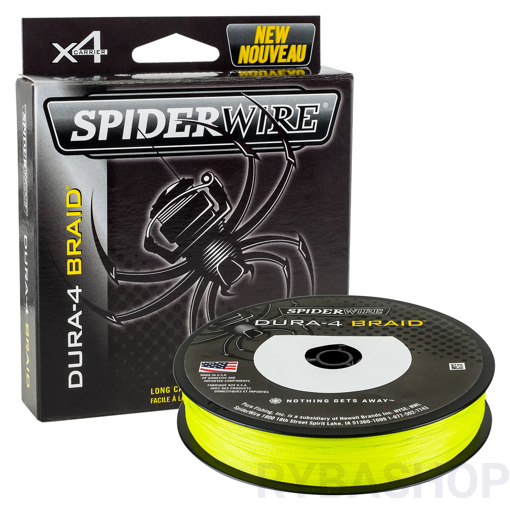 SpiderWire Dura 4 Hi-Vis Yellow 300m
