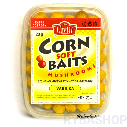 Picture of Corn Soft Baits mushrooms 20g Vanilka