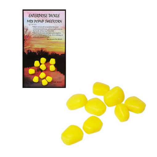 Enterprise Tackle Midi Popup Sweetcorn Yellow Unflavoured