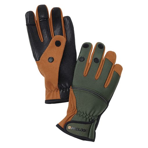 Prologic Neoprene Grip Glove Green/Black #XL