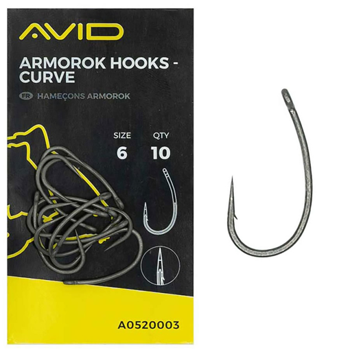 Avid Carp Armorok Curve Hooks #6 Barbed