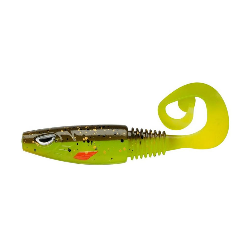 Berkley Sick Curl 12cm Brown Chartreuse