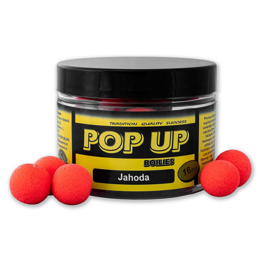 Obrázek CSV Pop Up Boilies 50g 16mm Jahoda
