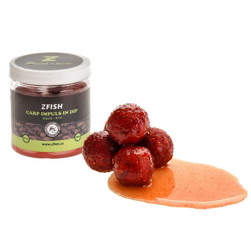 Image sur Carp Impuls Boilie in Dip 150g 20mm Squid-Krill