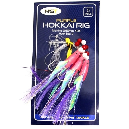 Obrázek Mořský návazec NGT Hookkai Rig Purple 2