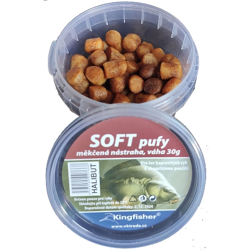 Obrázek Kingfisher Soft Pufy 30g Halibut