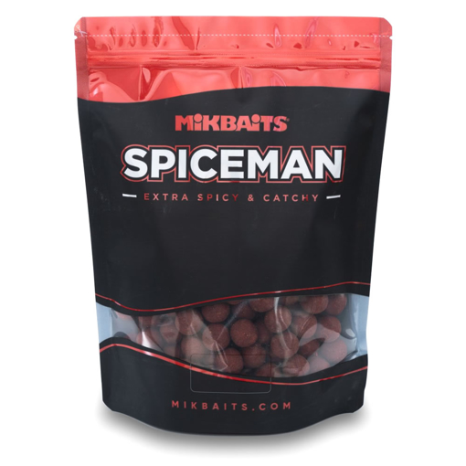 Picture of Mikbaits Spiceman Boilie 1kg Chilli Squid 20mm