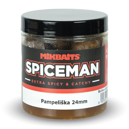 Obrázek Spiceman boilie v dipu 250ml - Pampeliška 24mm