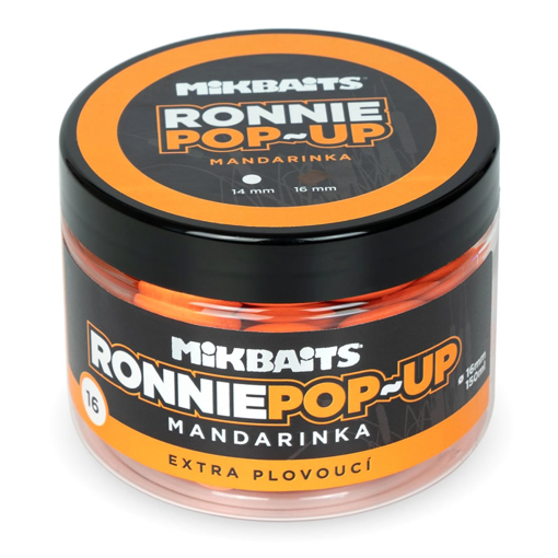 Picture of Mikbaits Ronnie Pop-Up 150ml Mandarinka 16mm