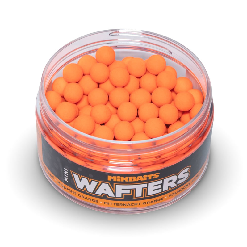 Mikbaits Mini Wafters 100ml - 8mm Půlnoční pomeran