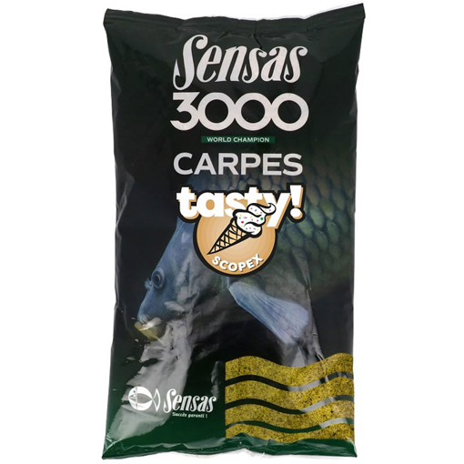 Obrázek Sensas 3000 Carp Tasty Scopex 1kg (kapr Scopex)