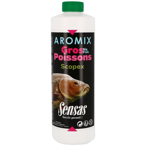 Sensas Aromix Gros Poissons Scopex 500ml