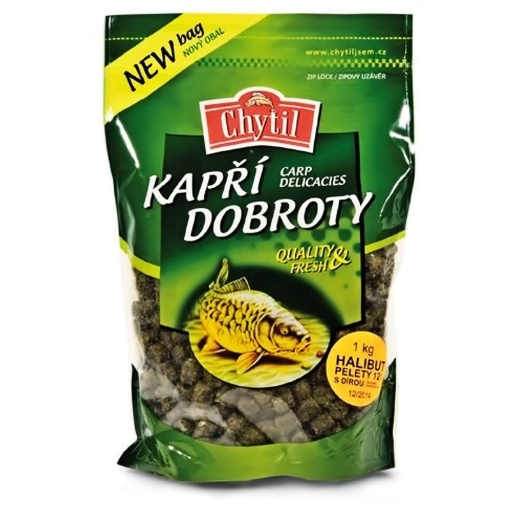 Obrázek Halibut pelety s dírou Chytil 1kg 20mm