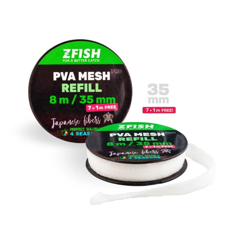 ZFISH Punčocha PVA PRO Refill 35 mm/7 + 1 m Zdarma