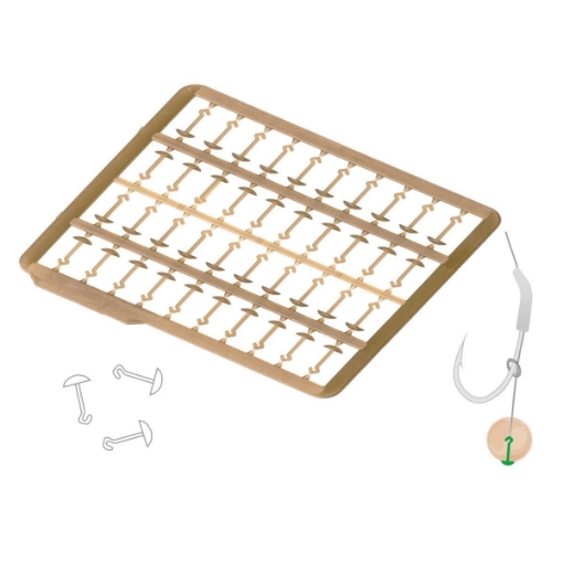 ZFISH Zarážky Boilie Caps Long 40ks