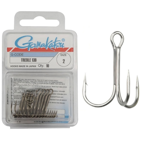 Gamakatsu 13N Treble Hooks