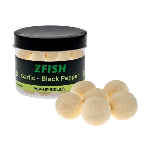 Picture of ZFISH Pop-Up Boilie 60g 16mm Česnek - Černý pepř