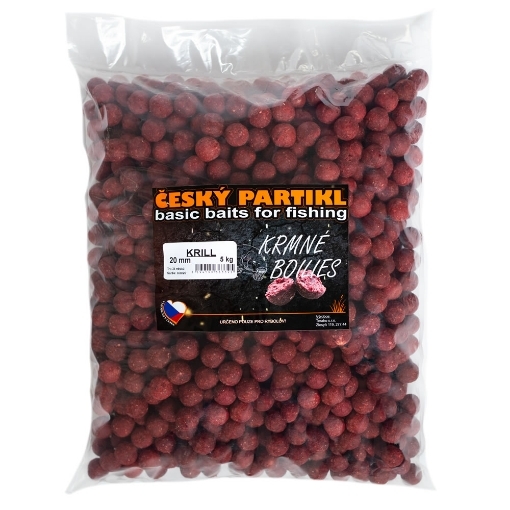 Obrázek Krmné Boilies 5kg 20mm - Krill - Český Partikl