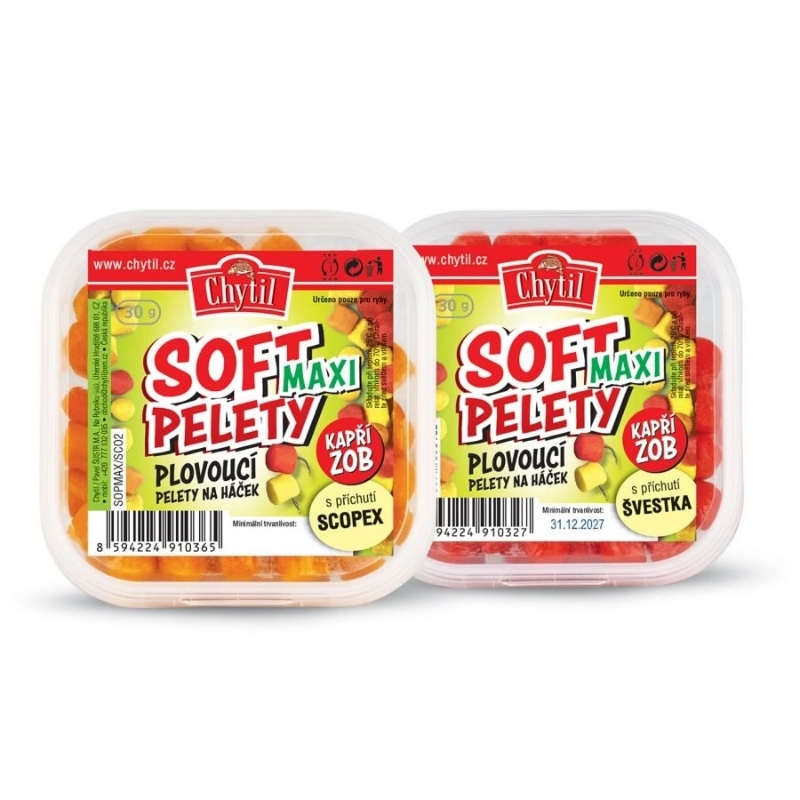 Soft Pelety Maxi plovoucí 30g Česnek