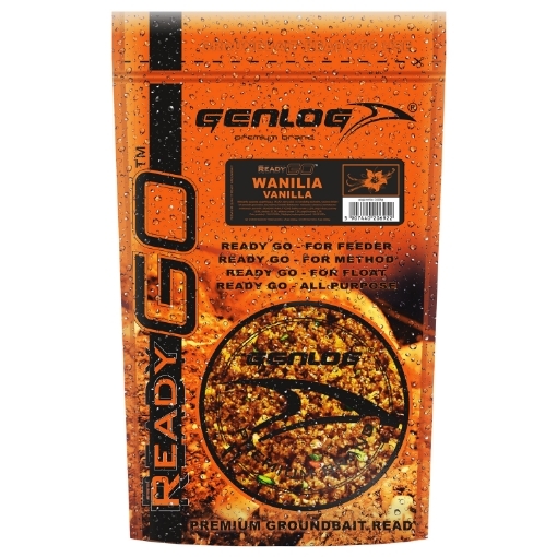 Vlhčená vnadící směs Genlog Ready Go 800g Vanilka