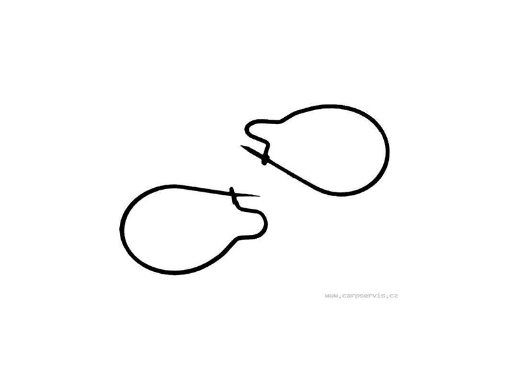 Obrázek Carp Zoom Drátky na červy Maggot Clip - 20ks 6mm